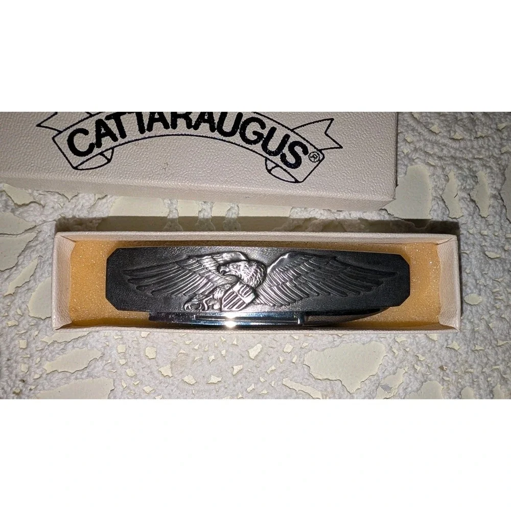 RARE VINTAGE AG RUSSELL GERMANY 1976 BICENTENNIAL EAGLE KNIFE KNIVES In Box